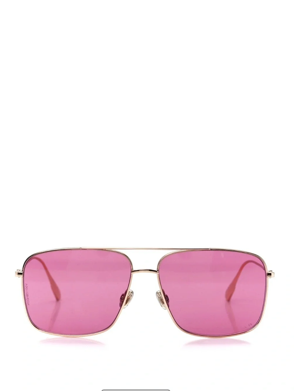 Christian Dior Stellaire Pink Lens Metal Frame Women's Sunglasses. Like new!
